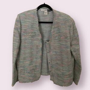 ⭐️🌻 Pastel Shimmer Blazer Boho Chic Baddie Shabby Hipster Modern Coat Jacket